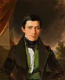 Franz Eybl, Portrait of a young man, 1832, oil on cardboard