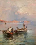Franz Richard Unterberger, On the Gulf of Naples