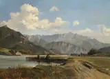 Ludwig Halauska, The Wild Kaiser at the Inn river
