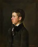 Franz von Lenbach, Portait of the young Ludwig Lenbach (brother of the artist)