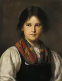 Franz Defregger, Tyrolean Girl