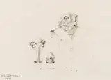 Franz Sedlacek, Der Gärtner (the gardener), 1933, pencil on paper