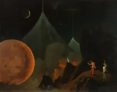 Franz Sedlacek, Traum, 1932, oil on plywood