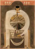 Muschelbohrer by Erika Giovanna Klien, 1934, tempera, watercolour on paper, offered Jun 2016
