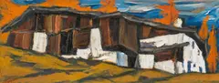Herbert Danler, At the Sonnenberg, Vinschgau, 2003, oil on canvas