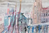 Kurt Moldovan, Venedig, 1976, watercolour on paper