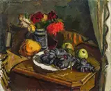 Robin Christian Andersen, Still life with grapes and flowers