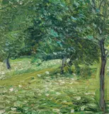 Richard Gerstl, Obstgarten (Kleines Gartenbild), oil on canvas