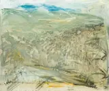 Siegfried Anzinger, Forci, 1999, oil on canvas; framed