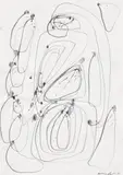Siegfried Anzinger, Mother with child, 1983, mixed media on paper; unframed