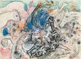 Der Tränenhochspucker / Das Ausrottbare by C.l.attersee & günter Brus, 1976, mixed media on paper; framed, sold Jun 2016