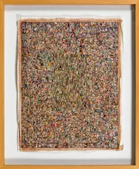 Franz Beer, Untitled (Collage Nr. C 9/3), 2000, collage; framed
