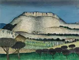 Herbert Breiter, Tuscany, 1977, watercolour on paper; framed