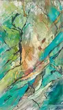 Petra Fox, Bore, 2014, acrylic on canvas; framed
