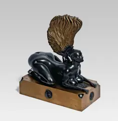 Ernst Fuchs, Sphinx, 1971, patinated bronze