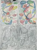 Padhi Frieberger, Avant-Art, mixed media on canvas; unframed