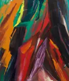 Leopold Ganzer, 07-85-13, 1985, acrylic on canvas; unframed