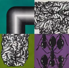 Peter Kogler, Ameisen (Ants), 1996, screen print on canvas; unframed