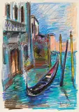Alfred Kornberger, Gondola in Venice