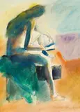 Alfred Kornberger, Female Nude reading