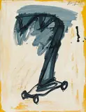 Jürgen Messensee, Untitled, 1982, mixed media on paper; unframed