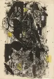 Untitled by Oswald Oberhuber, 1949, mixed media on paper; framed, sold Jun 2016