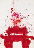 Markus Prachensky, Colima, 1974, coloured ink on paper; unframed