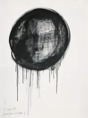 Peter Raneburger, Seelenkopf I (out of the series "Kranke Köpfe"), 2002, oil on canvas; unframed