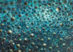 De Es Schwertberger, Space material, 2010, oil on canvas; unframed
