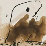 Emil Schumacher, Untitled, 1975, silkscreen overworked in coloures by the artist; edition of 50 copies; framed