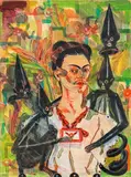 Peter Sengl, Fridas Spitzkopfdschungel" (Frida's Pointedheadjungle)