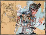Peter Sengl, Indian. Hundedoppelweissigung; Hundeeisessertafel
