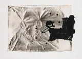 Chaussures sur chaise from Variations by Antoni Tàpies, 1984, lithograph on Rives laid paper, coloured, edition: 90, H.C.; unframed, sold Jun 2016