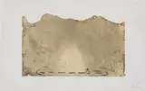 Antoni Tàpies, Untitled from Petrificada petrificante, panel 5, 1978, etching and ink-etching, coloured, edition: 31/50; unframed