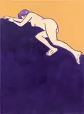 Hubert Schmalix, Nude, 2013, oil on canvas; unframed