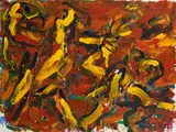 Untitled by Otto Muehl, 1983, oil on canvas; unframed, offered Jun 2016