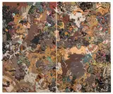 Gelitin, Guernica, 2006, plasticine and wax on panel, in 2 parts