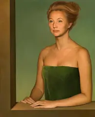 Claudio Bravo, Portrait of a madam, 1963, oil on canvas; unframed