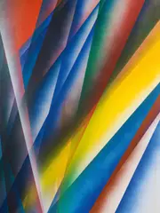 Alfons (Alphons) Schilling, Untitled, 1984, acrylic on canvas; unframed