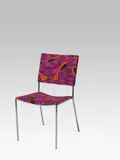 Franz West, Doku-Stuhl (Doku-Chair Documenta X), 1997, steel, wood, foam rubber, linen, cotton