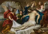 circle of Gerard Seghers, The Entombment of Christ, oil on copper