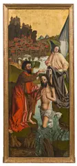 Master of the Florian-Winkler-Epitaph, The Baptism of Christ, c. 1485/90, oil on panel