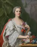 Jacopo Amigoni, Noble woman with a flower bouquet, c. 1740/50, oil on canvas