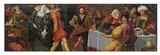 A merry company by attributet to Hieronymus Francken Ii., oil on panel, cut on the edges, mounted on wood, parqueted, sold Apr 2016
