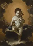 Salvator Mundi by circle of Mattia Preti, oil on canvas, offered Apr 2016