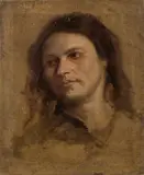 Head study of a man by circle of Friedrich Heinrich Füger, oil on canvas, sold Apr 2016