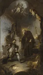 Franz Anton Maulbertsch, Saint Giles in the desert, 1768, oil on canvas