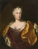 Portrait of Elisabeth Christine of Braunschweig-Wolfenbüttel-Bevern (1715-1797) by workshop of Johann Gottfried Auerbach, oil on canvas, offered Apr 2016