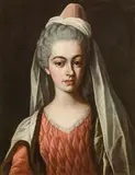 Amédée Rosier, Portrait of the Duchesse Palffy, 1766, oil on canvas