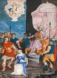 Wolfgang Högler, Beheading of a Saint, 1710, gouache on parchment